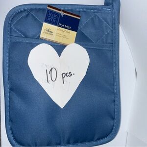 10 Blue Pot Mitt new for use or resell craft project Father’s Day